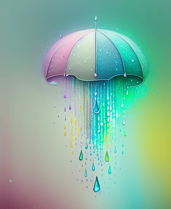 Pastel Color Rain